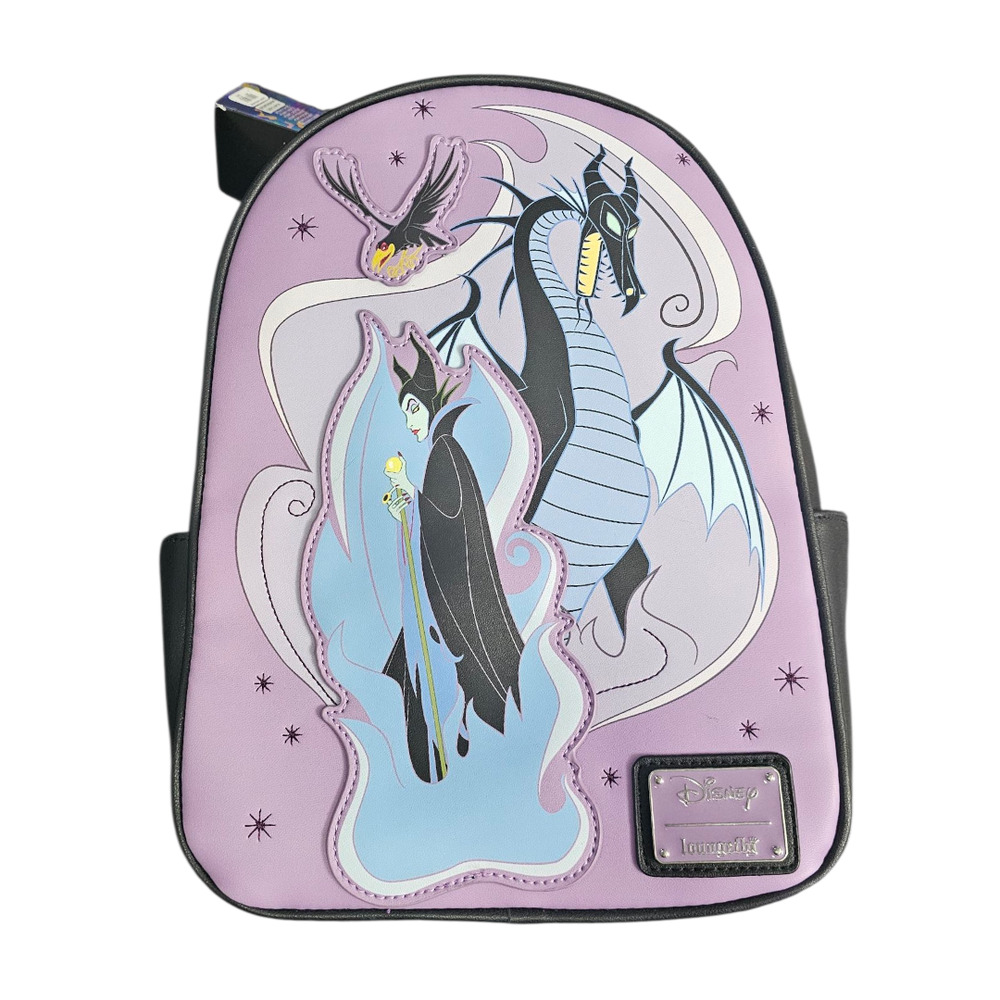 Loungefly x Disney Maleficent Sleeping Beauty Backpack RARE - Picture 1 of 5